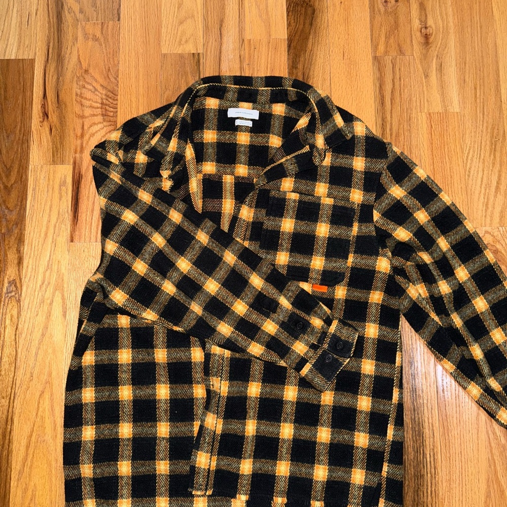 Urban Outfitters Black and Yellow Checkered Shirt
